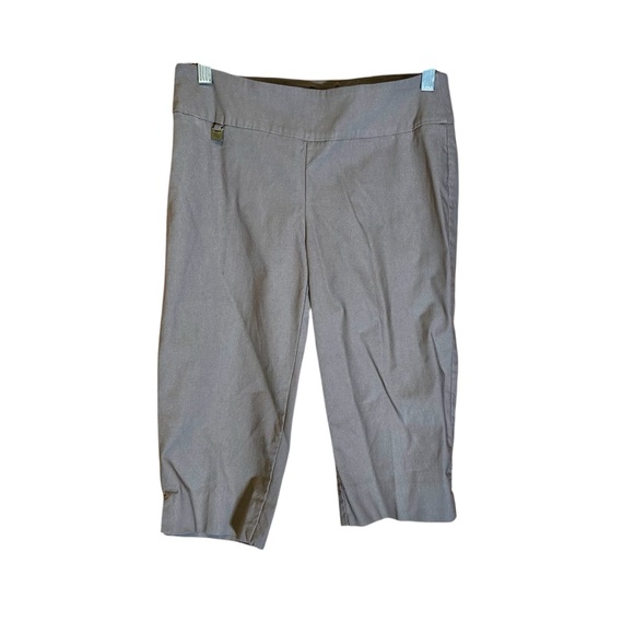 Peck & Peck Pants - Peck & Peck Women’s Bermuda Shorts Brown Stretch Knee Length Size 4